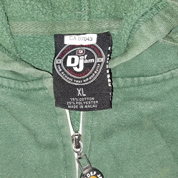 Vintage def jam university zip up sweater - Picture 6 of 12